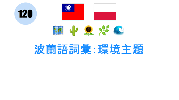 波蘭語詞彙：環境主題